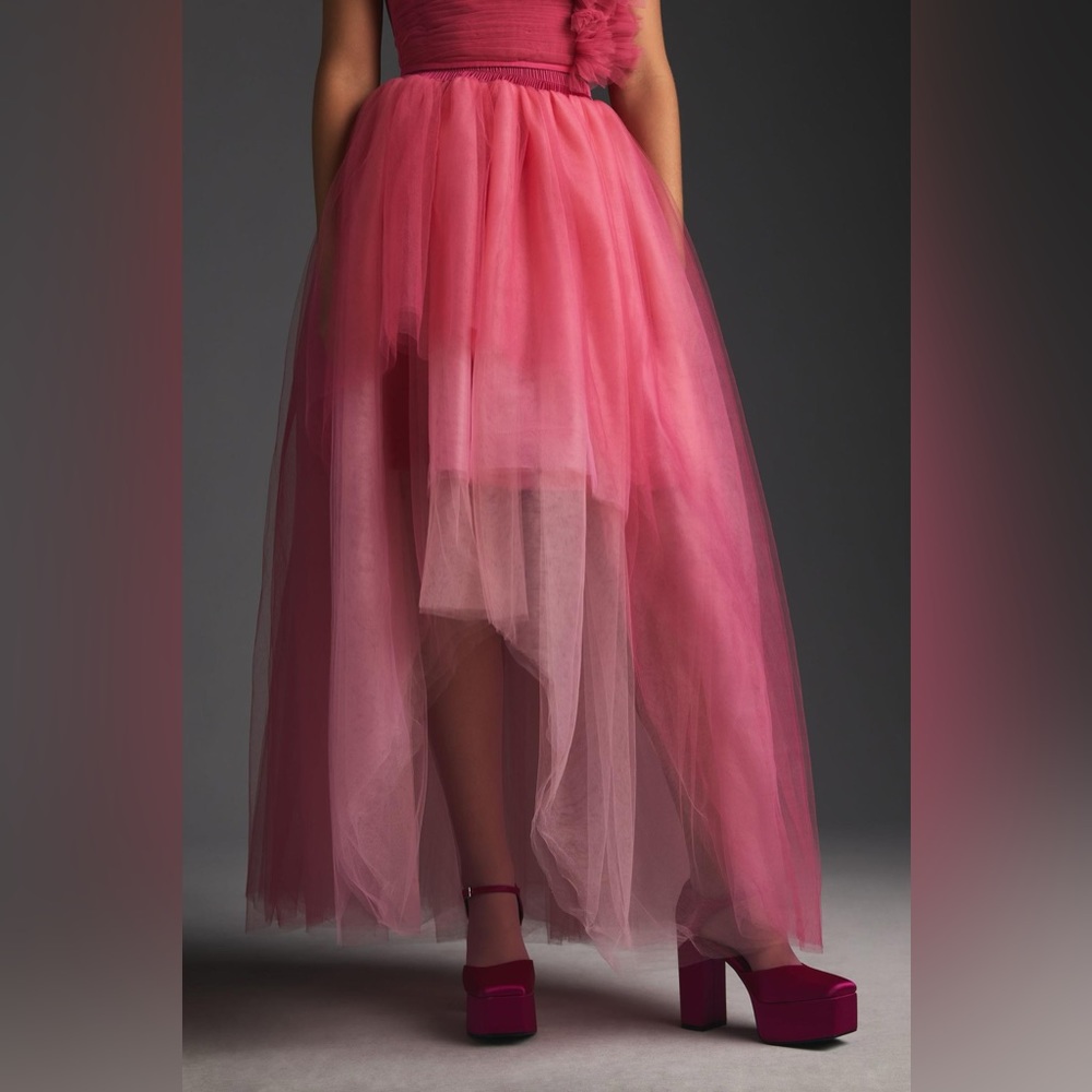 ANTHROPOLOGIE Hutch Asymmetrical Tulle Barbie Avant Garde Tutu Skirt New - Picture 3 of 16